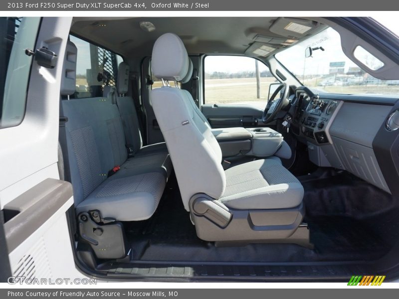 Oxford White / Steel 2013 Ford F250 Super Duty XLT SuperCab 4x4