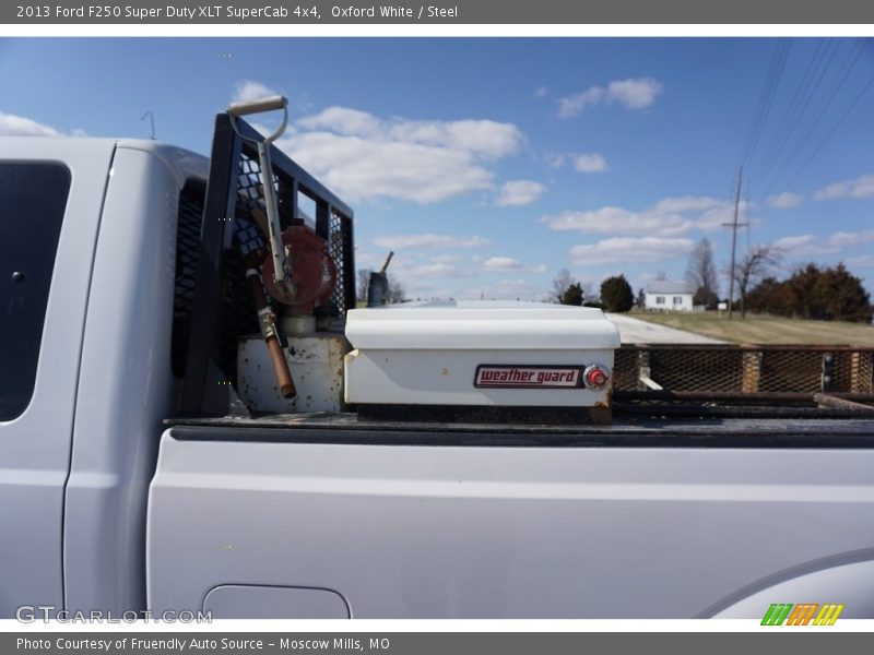 Oxford White / Steel 2013 Ford F250 Super Duty XLT SuperCab 4x4