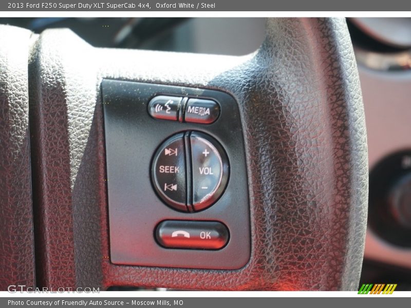 Oxford White / Steel 2013 Ford F250 Super Duty XLT SuperCab 4x4