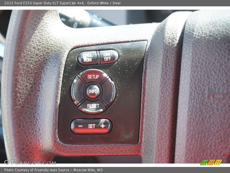 Oxford White / Steel 2013 Ford F250 Super Duty XLT SuperCab 4x4