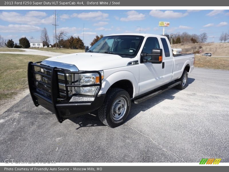 Oxford White / Steel 2013 Ford F250 Super Duty XLT SuperCab 4x4