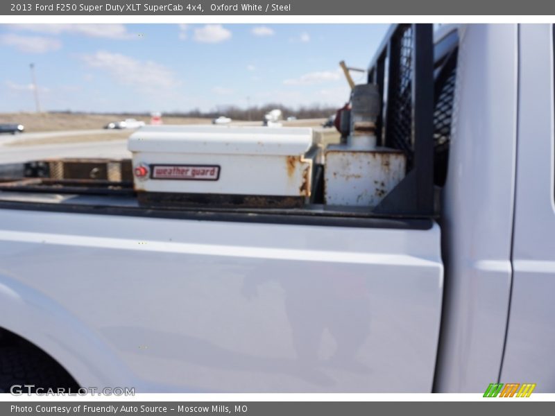 Oxford White / Steel 2013 Ford F250 Super Duty XLT SuperCab 4x4