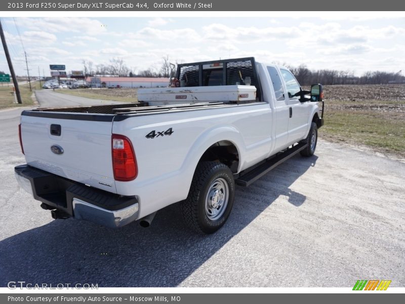 Oxford White / Steel 2013 Ford F250 Super Duty XLT SuperCab 4x4