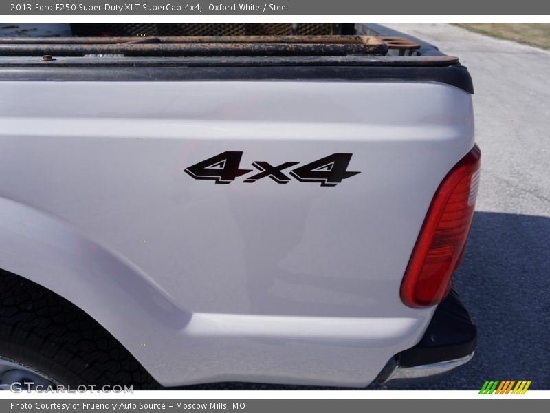Oxford White / Steel 2013 Ford F250 Super Duty XLT SuperCab 4x4