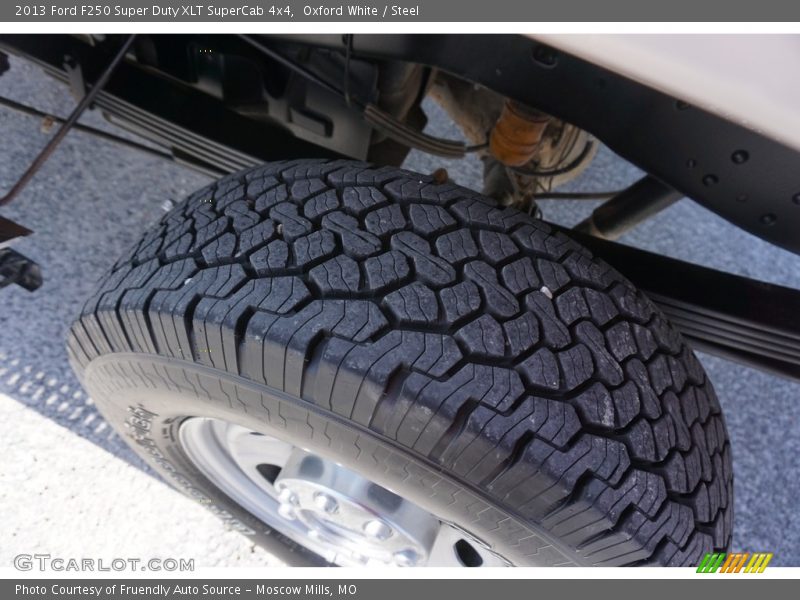 Oxford White / Steel 2013 Ford F250 Super Duty XLT SuperCab 4x4
