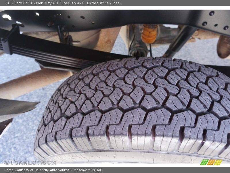 Oxford White / Steel 2013 Ford F250 Super Duty XLT SuperCab 4x4