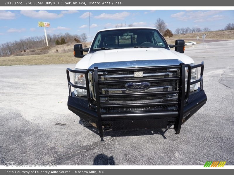 Oxford White / Steel 2013 Ford F250 Super Duty XLT SuperCab 4x4