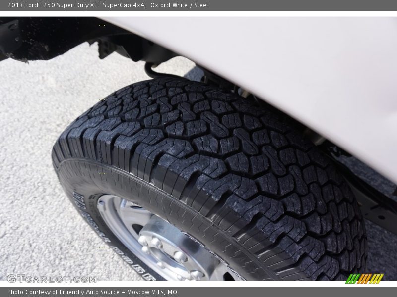 Oxford White / Steel 2013 Ford F250 Super Duty XLT SuperCab 4x4