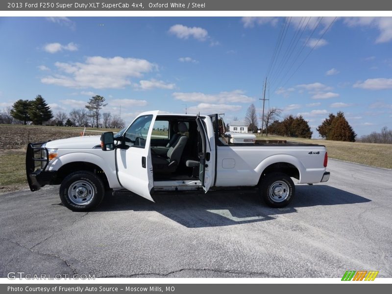 Oxford White / Steel 2013 Ford F250 Super Duty XLT SuperCab 4x4