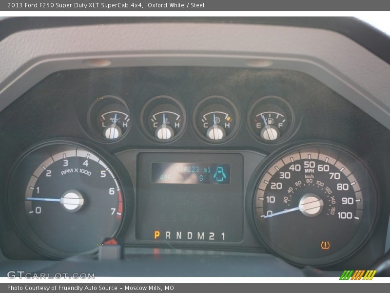 Oxford White / Steel 2013 Ford F250 Super Duty XLT SuperCab 4x4
