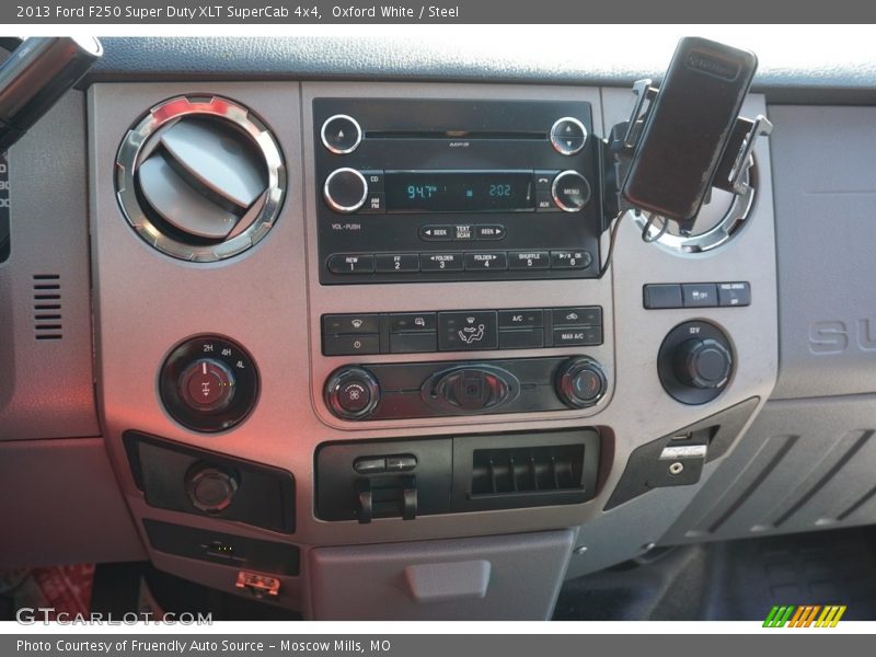 Oxford White / Steel 2013 Ford F250 Super Duty XLT SuperCab 4x4