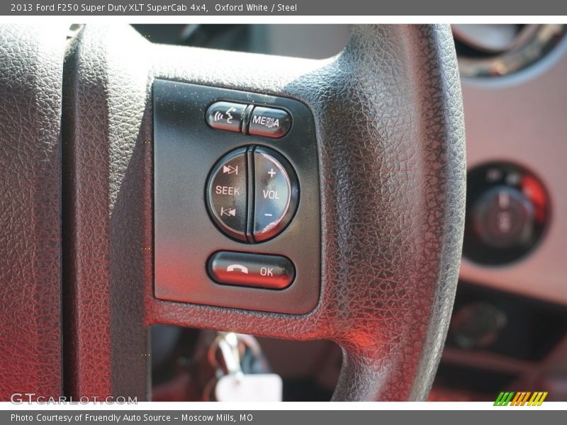 Oxford White / Steel 2013 Ford F250 Super Duty XLT SuperCab 4x4