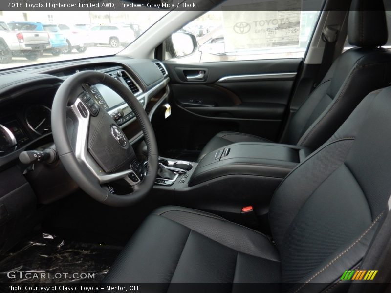 Predawn Gray Mica / Black 2018 Toyota Highlander Limited AWD