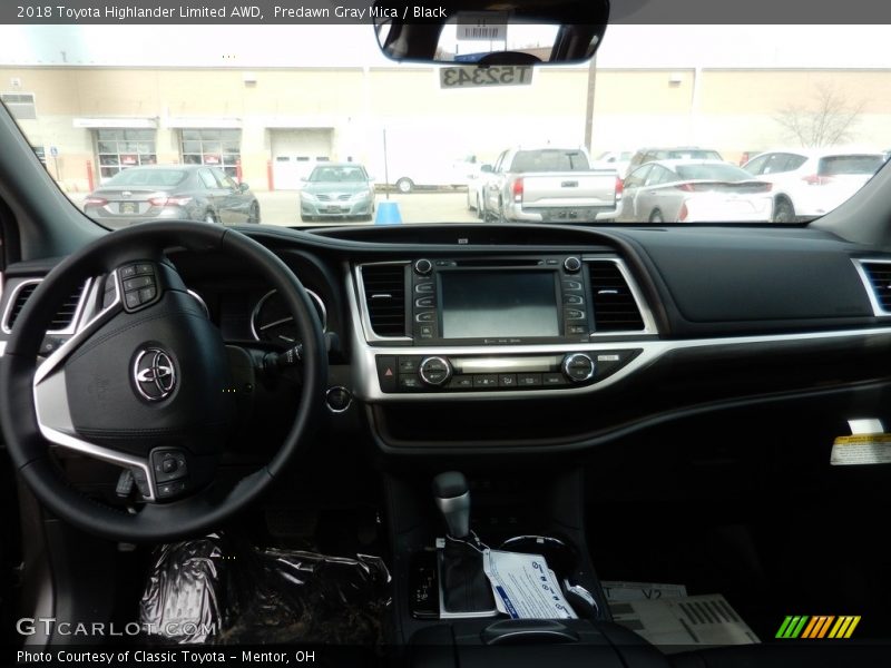 Predawn Gray Mica / Black 2018 Toyota Highlander Limited AWD
