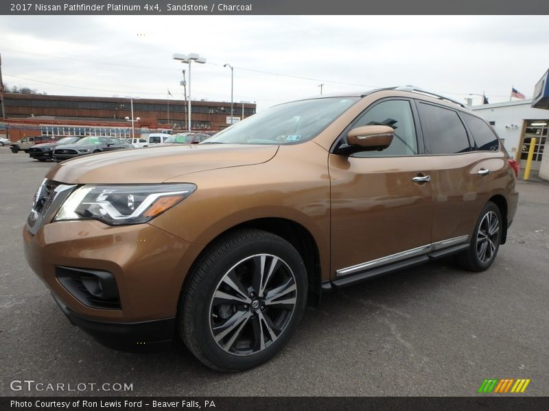 Sandstone / Charcoal 2017 Nissan Pathfinder Platinum 4x4