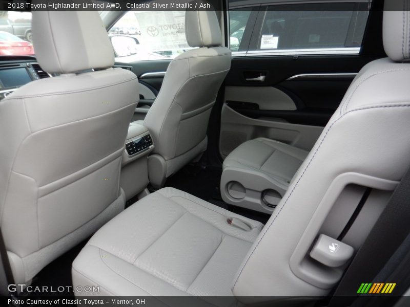 Celestial Silver Metallic / Ash 2018 Toyota Highlander Limited AWD