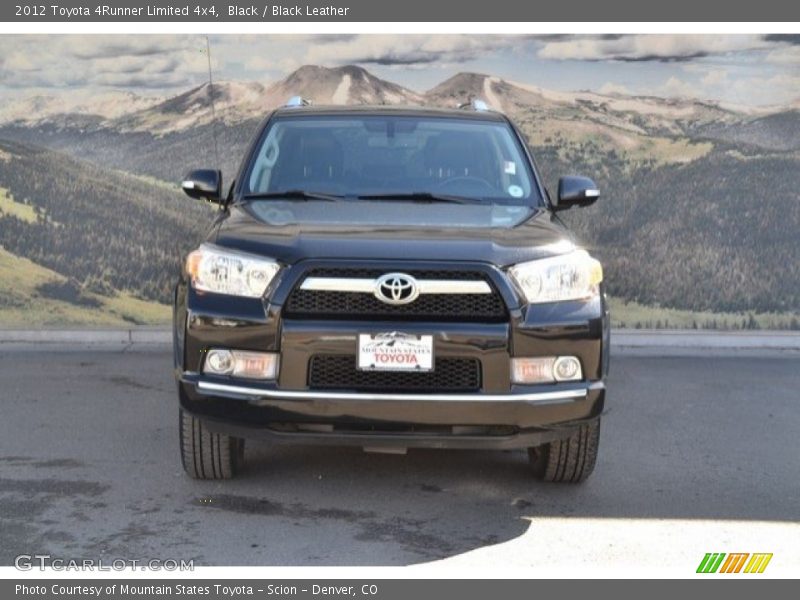 Black / Black Leather 2012 Toyota 4Runner Limited 4x4