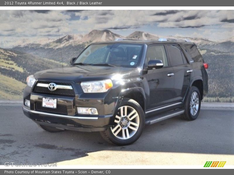 Black / Black Leather 2012 Toyota 4Runner Limited 4x4