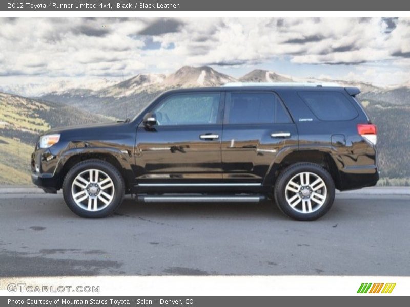 Black / Black Leather 2012 Toyota 4Runner Limited 4x4