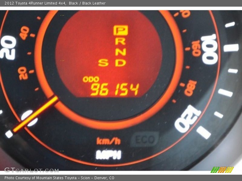 Black / Black Leather 2012 Toyota 4Runner Limited 4x4