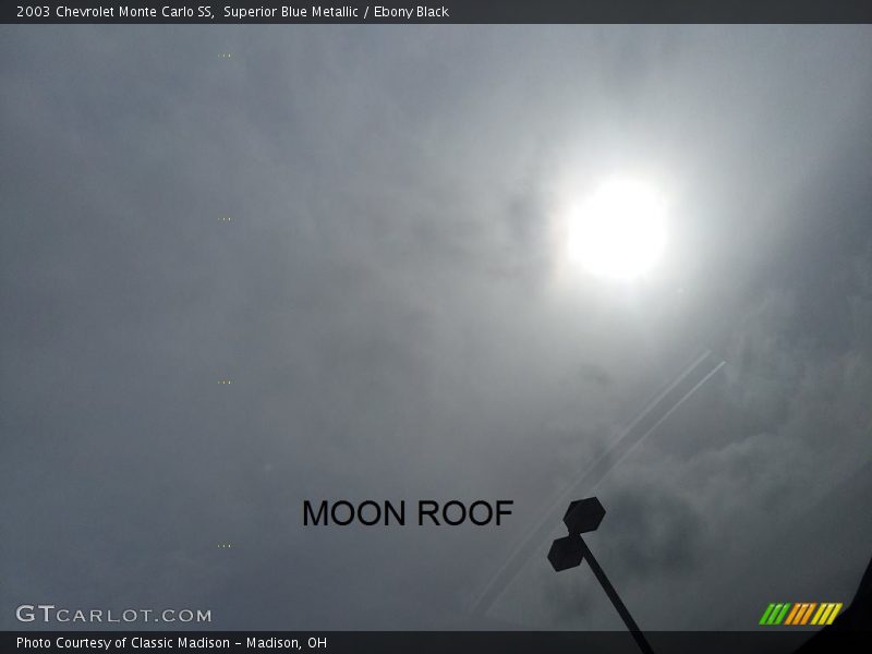 Superior Blue Metallic / Ebony Black 2003 Chevrolet Monte Carlo SS