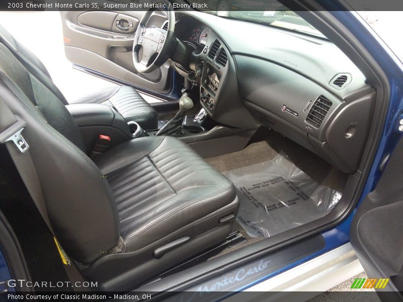 Superior Blue Metallic / Ebony Black 2003 Chevrolet Monte Carlo SS