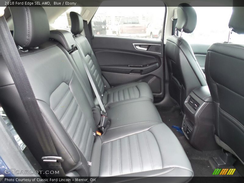 Blue / Ebony 2018 Ford Edge SEL AWD