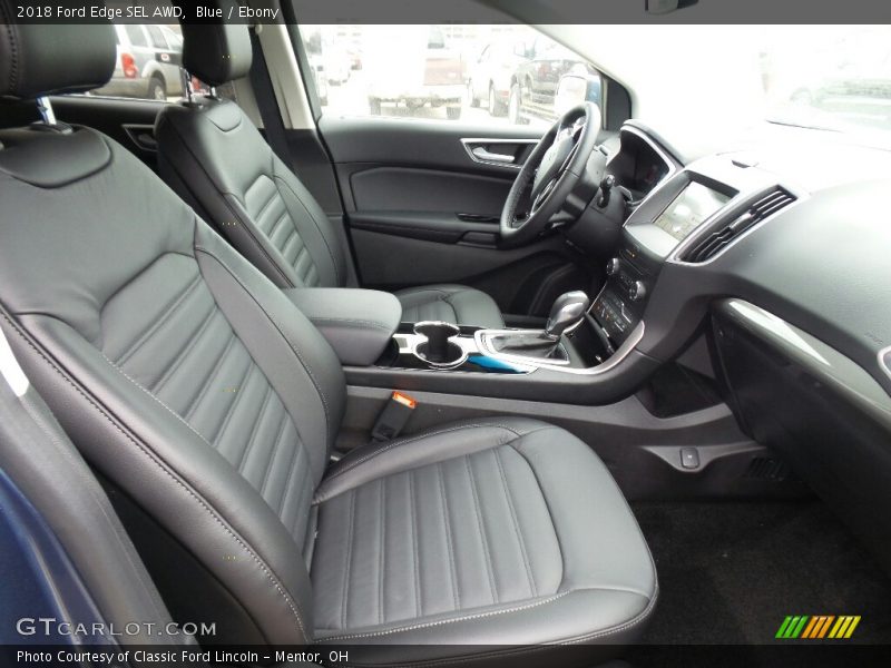 Blue / Ebony 2018 Ford Edge SEL AWD