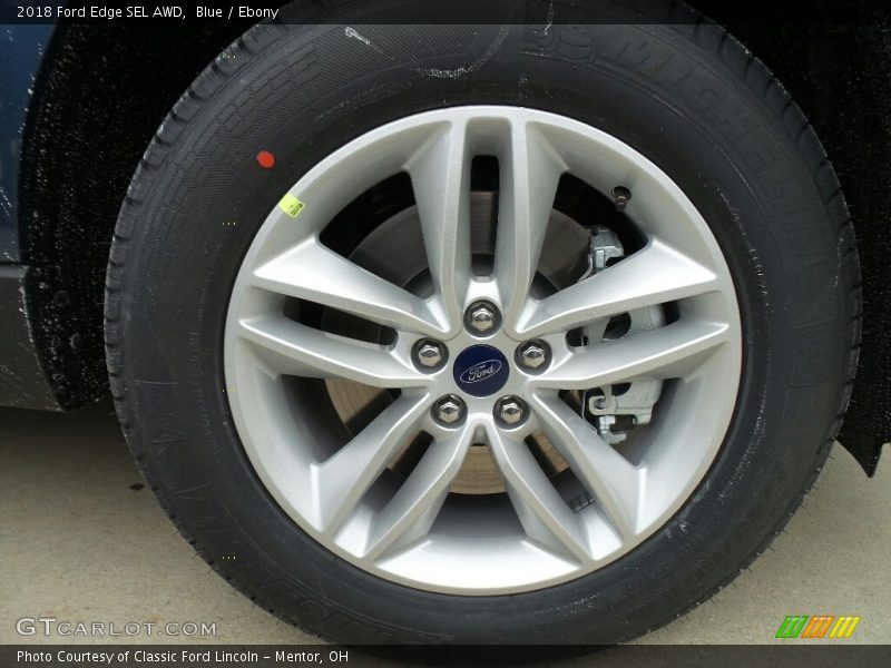 Blue / Ebony 2018 Ford Edge SEL AWD
