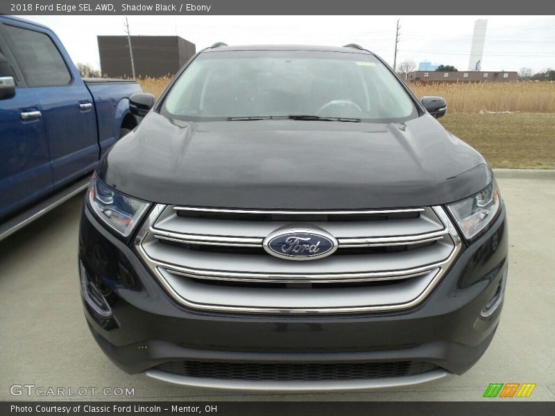 Shadow Black / Ebony 2018 Ford Edge SEL AWD