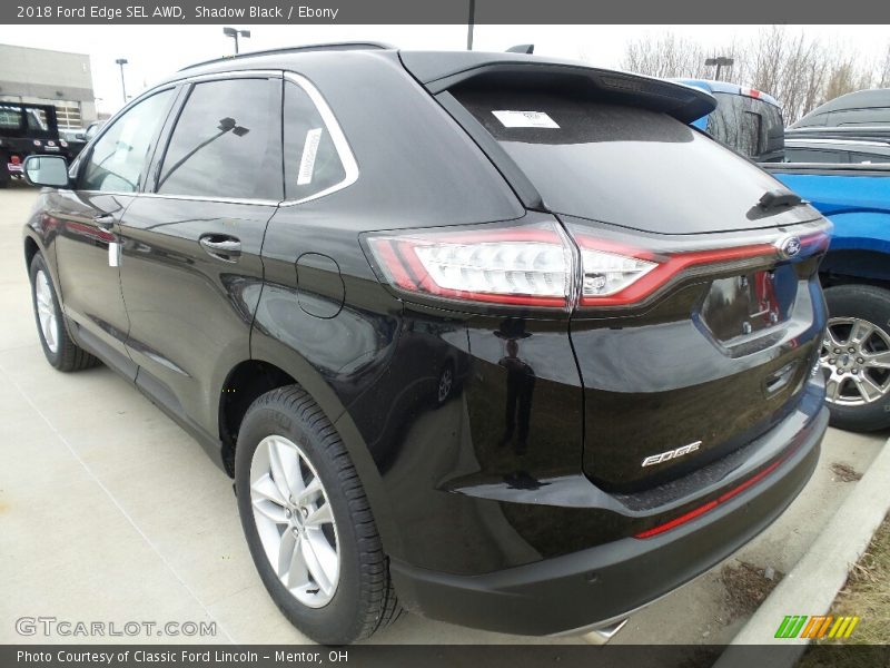 Shadow Black / Ebony 2018 Ford Edge SEL AWD