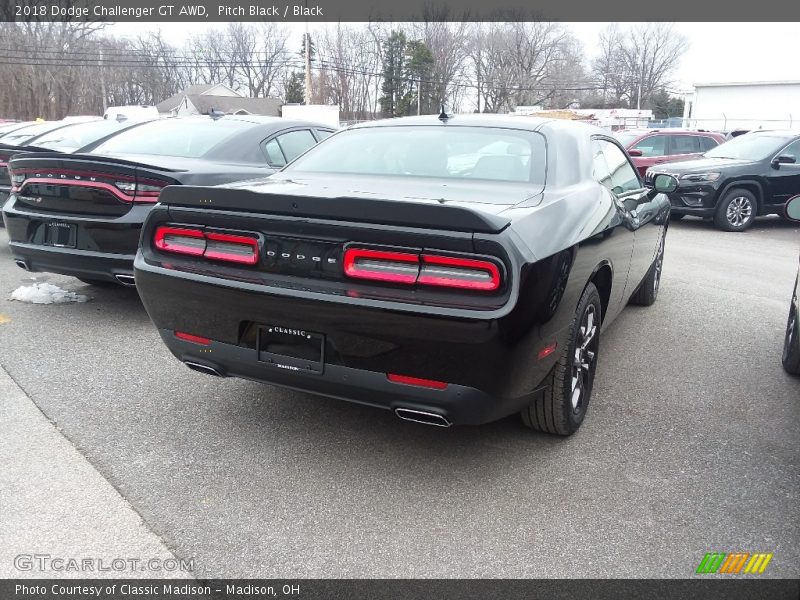 Pitch Black / Black 2018 Dodge Challenger GT AWD