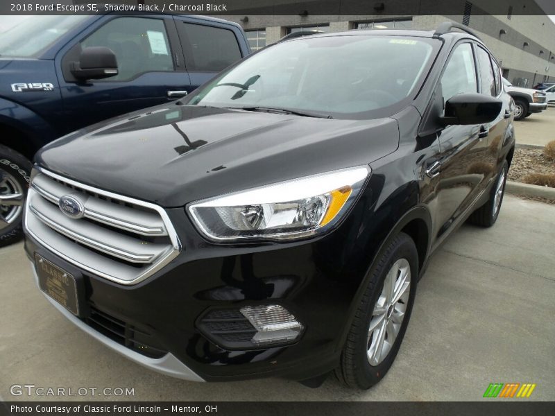 Shadow Black / Charcoal Black 2018 Ford Escape SE