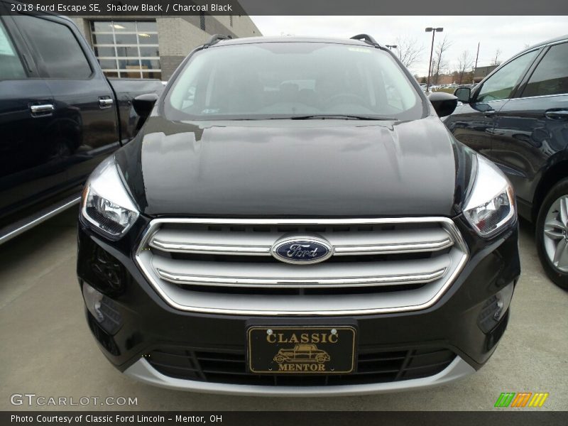 Shadow Black / Charcoal Black 2018 Ford Escape SE