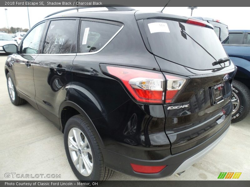 Shadow Black / Charcoal Black 2018 Ford Escape SE