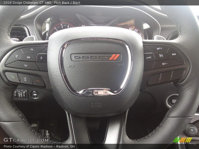 Pitch Black / Black 2018 Dodge Challenger GT AWD