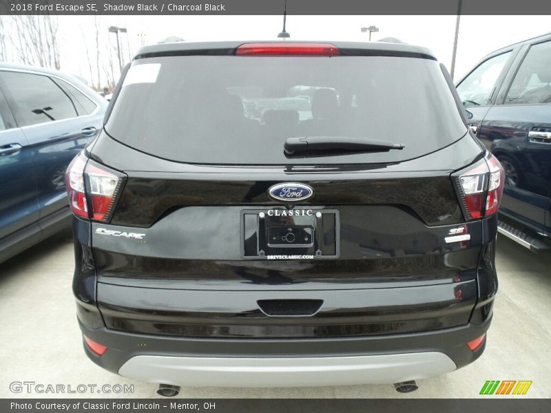 Shadow Black / Charcoal Black 2018 Ford Escape SE