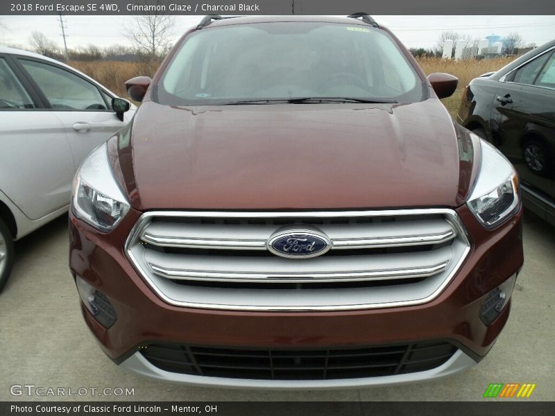 Cinnamon Glaze / Charcoal Black 2018 Ford Escape SE 4WD