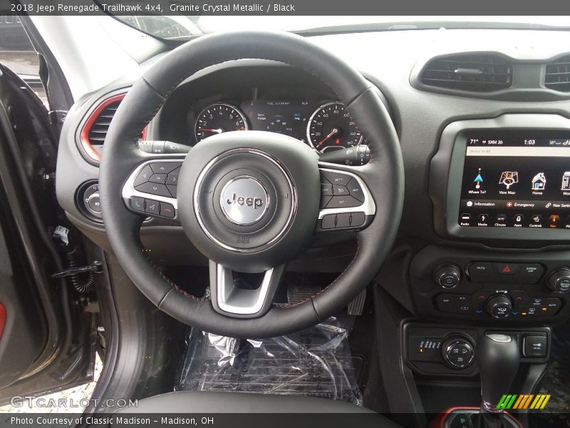 Granite Crystal Metallic / Black 2018 Jeep Renegade Trailhawk 4x4