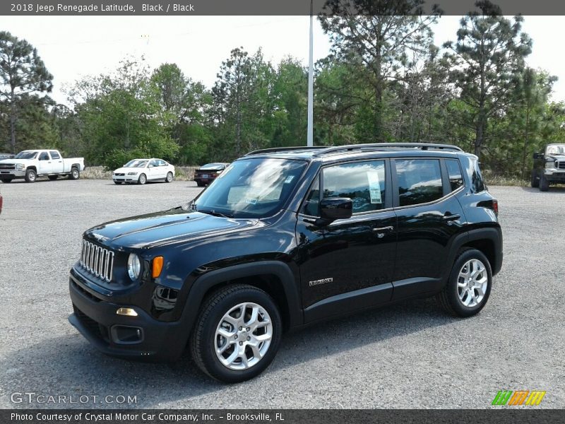 Black / Black 2018 Jeep Renegade Latitude