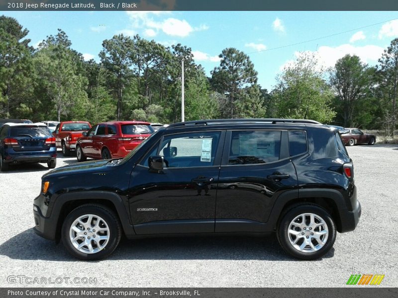 Black / Black 2018 Jeep Renegade Latitude