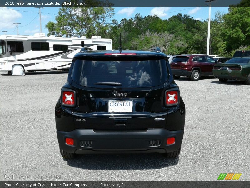 Black / Black 2018 Jeep Renegade Latitude