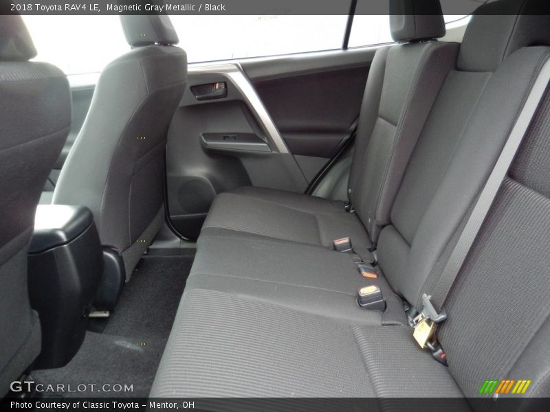 Magnetic Gray Metallic / Black 2018 Toyota RAV4 LE