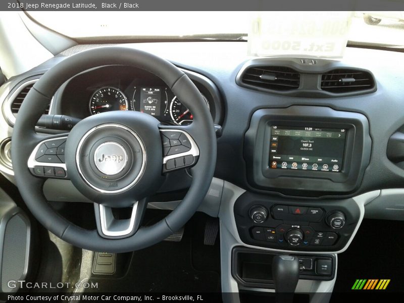 Black / Black 2018 Jeep Renegade Latitude