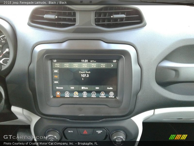 Black / Black 2018 Jeep Renegade Latitude