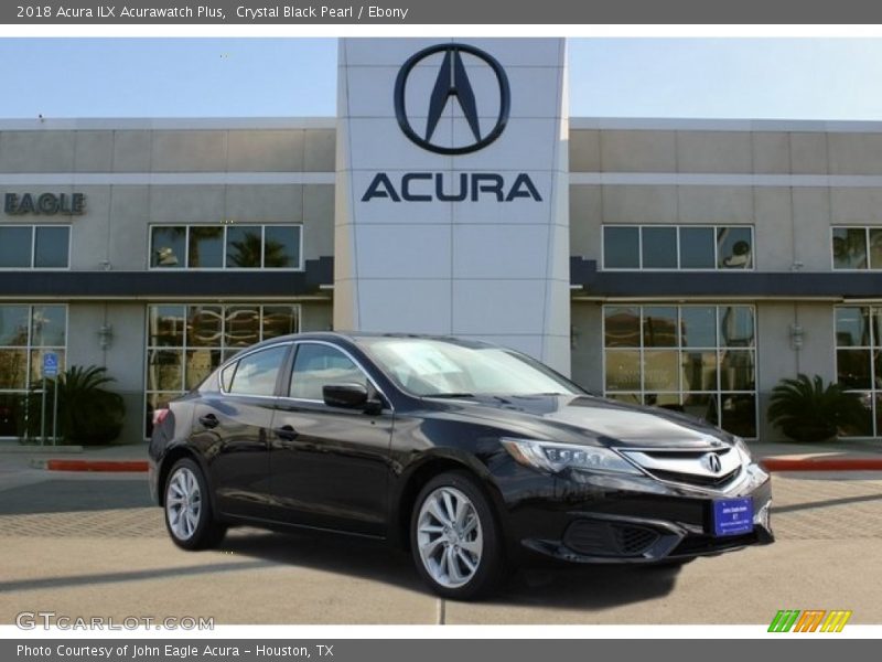 Crystal Black Pearl / Ebony 2018 Acura ILX Acurawatch Plus