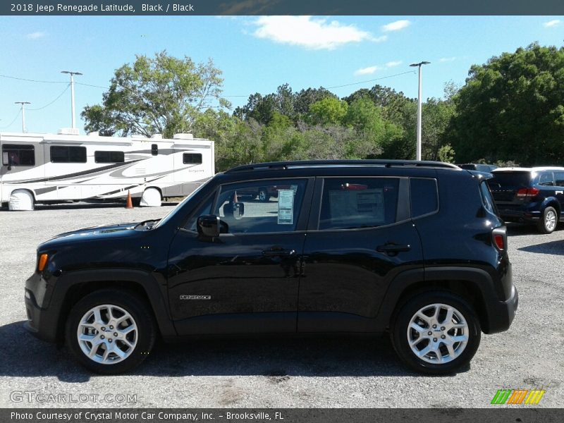 Black / Black 2018 Jeep Renegade Latitude