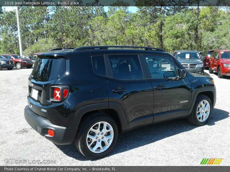 Black / Black 2018 Jeep Renegade Latitude