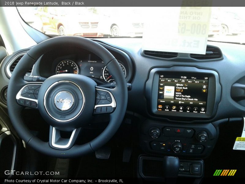 Black / Black 2018 Jeep Renegade Latitude