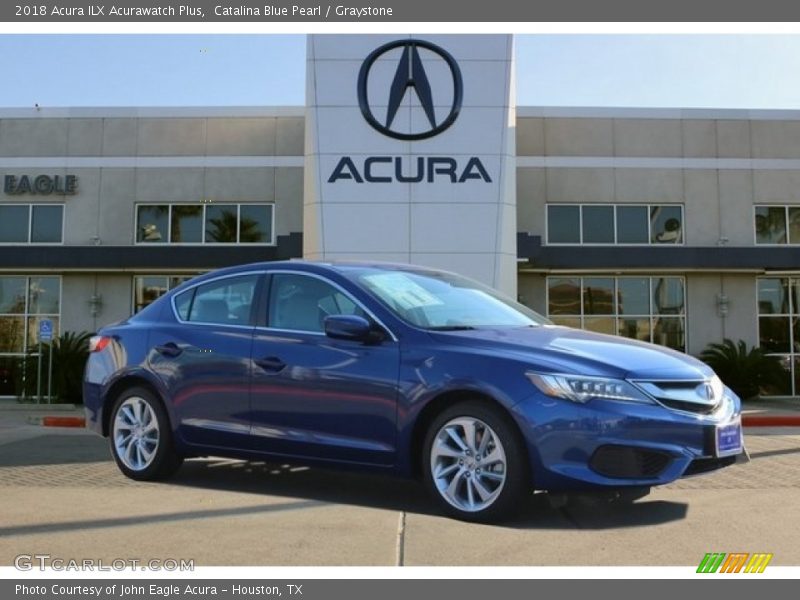 Catalina Blue Pearl / Graystone 2018 Acura ILX Acurawatch Plus
